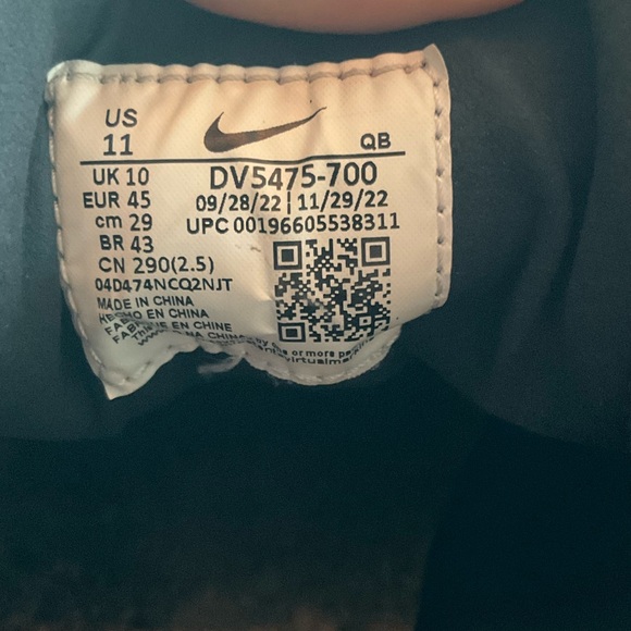 Nike SB Stefani Janoski Skate Shoe Blue Red Yellow used condition 11 - Picture 6 of 6